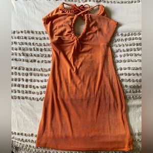 Orange dress